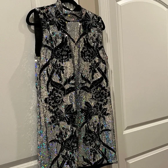 All Saints Harper Sequins Dress - Picture 3 of 7